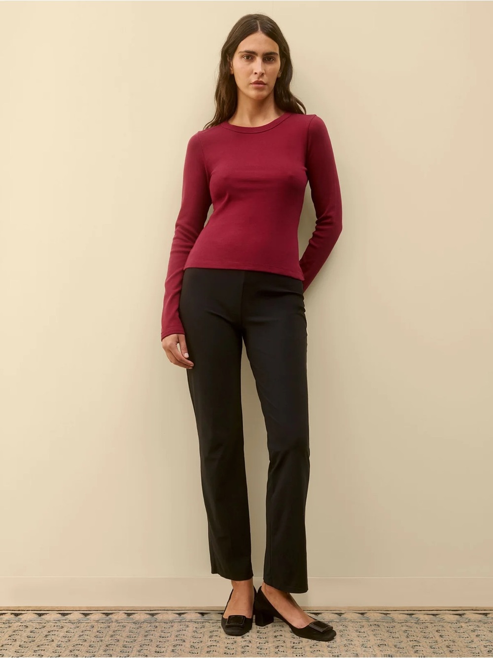 Flore Flore max tee mulberry NWT